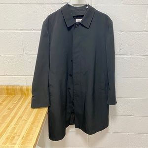 Barney’s New York Black Trench Coat 46R